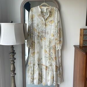 Floral maxi summer dress